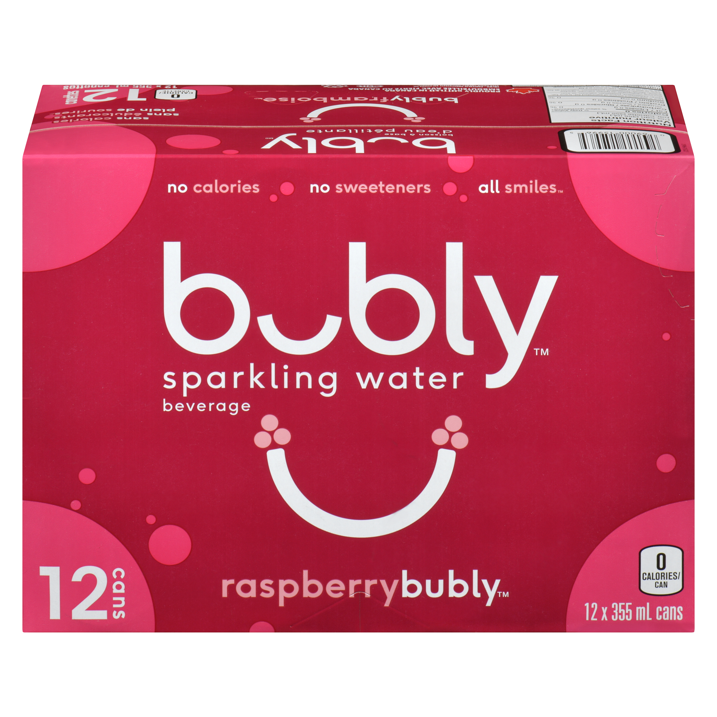 BUBLY SPARKLING WATER R/BERRY